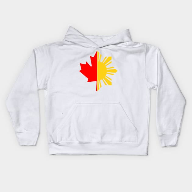 Filipino Canadian Kids Hoodie by Estudio3e